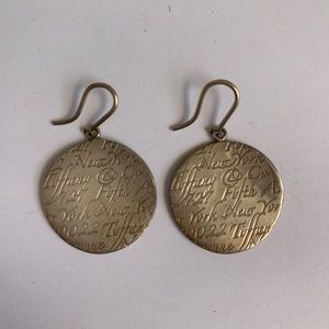 Tiffany & Co. Silver Notes Drop Earrings